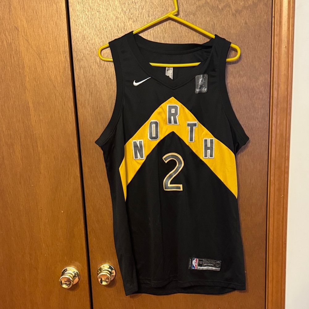 Black and Gold Raptors Kawhi Leonard  Jersey - replica/unoffical